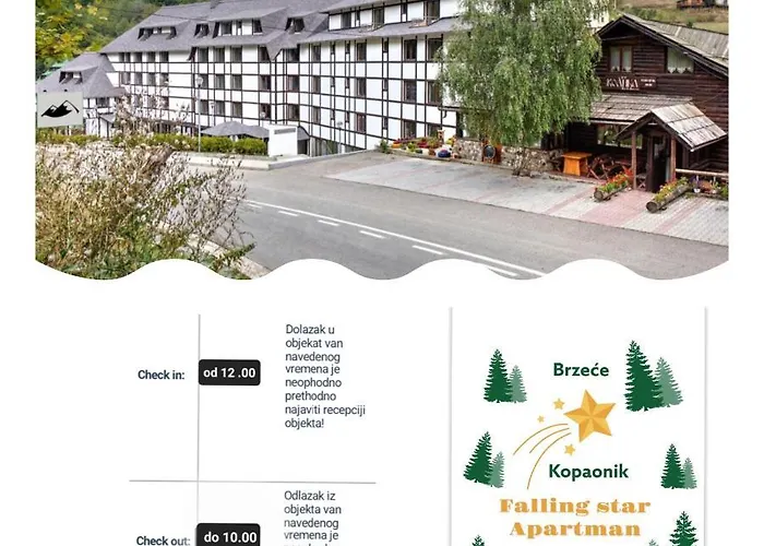 Falling Star Apartman Brzece